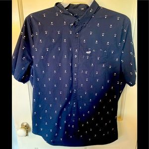 Men’s Hollister Epic Flex Navy Shirt. XL